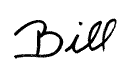 Bill signature